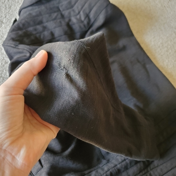 RAG & BONE Knit Black Cotton Moto Edgy Jacket - Picture 11 of 11